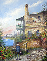 Lavender Bay Maynard Waters art